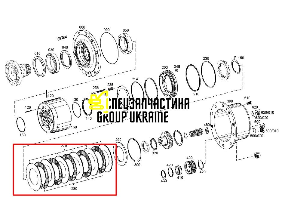 121-7635 Диск фрикционный Caterpillar M318