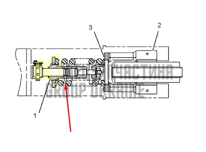 Caterpillar 1225177 Натяжитель гусеницы для 320