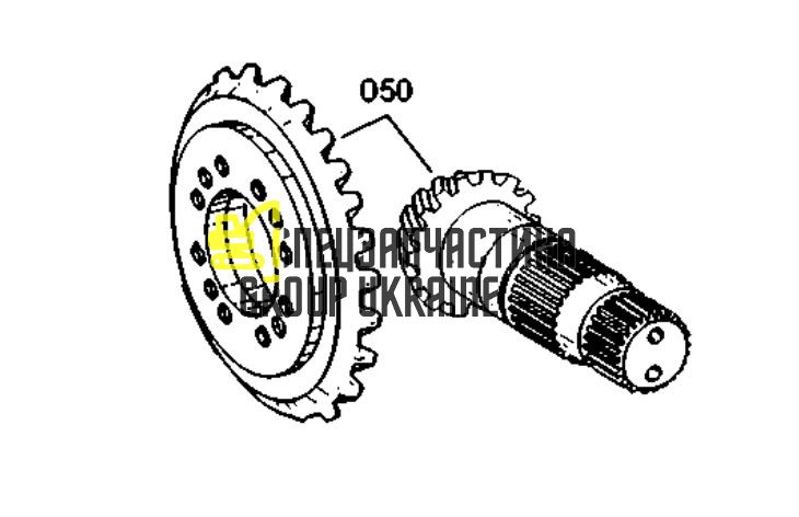 132-4425 Главная (коническая) пара Caterpillar M312