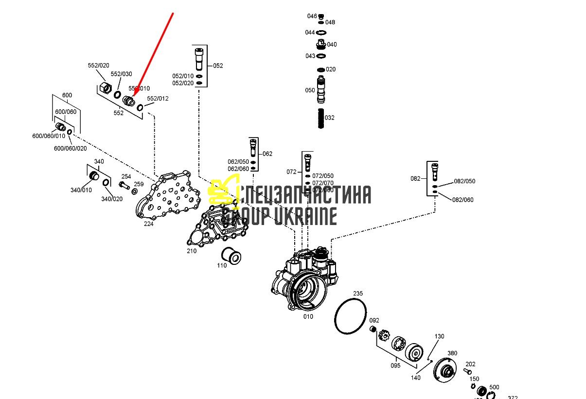 149-5879 Корпус Caterpillar M312, M313
