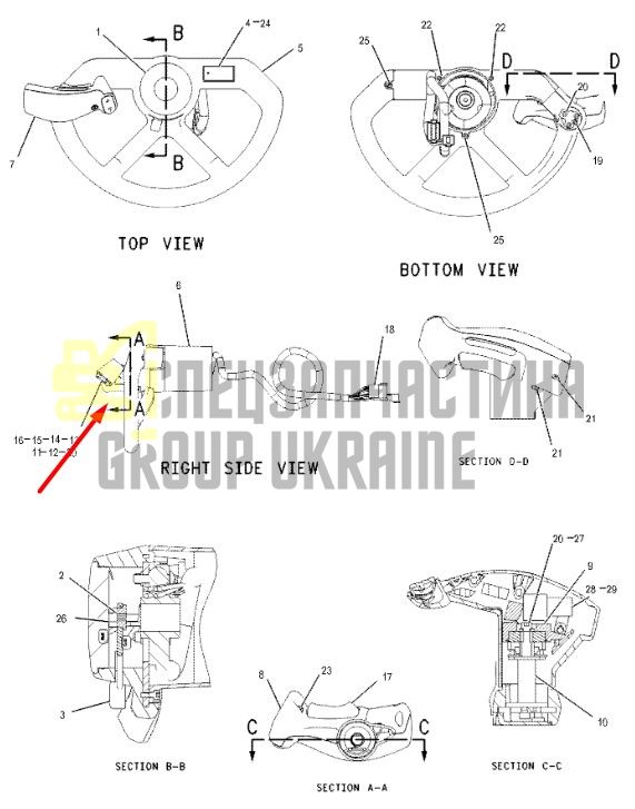 152-2788 Переключатель Caterpillar 966