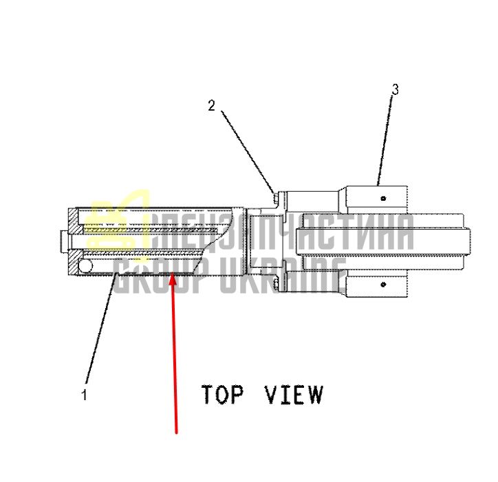 Caterpillar 1528732 Натяжитель гусеницы для 330B