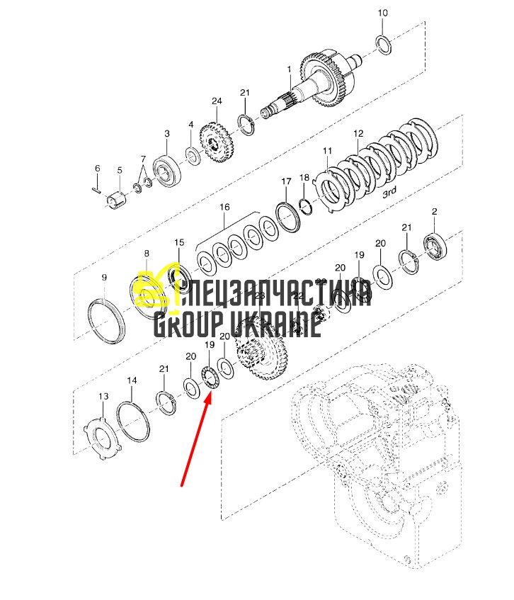 1763294 Подшипник Caterpillar TH83