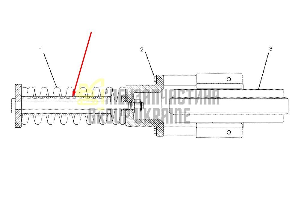 Caterpillar 1880895 Натяжитель гусеницы для 312C