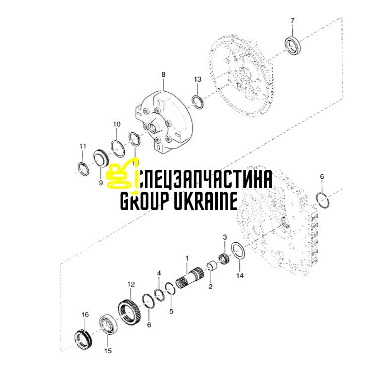 8i-4406 Диск стальной КПП Caterpillar