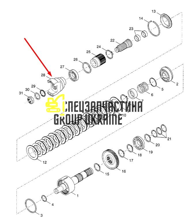 2043266 Фланец Caterpillar TH83