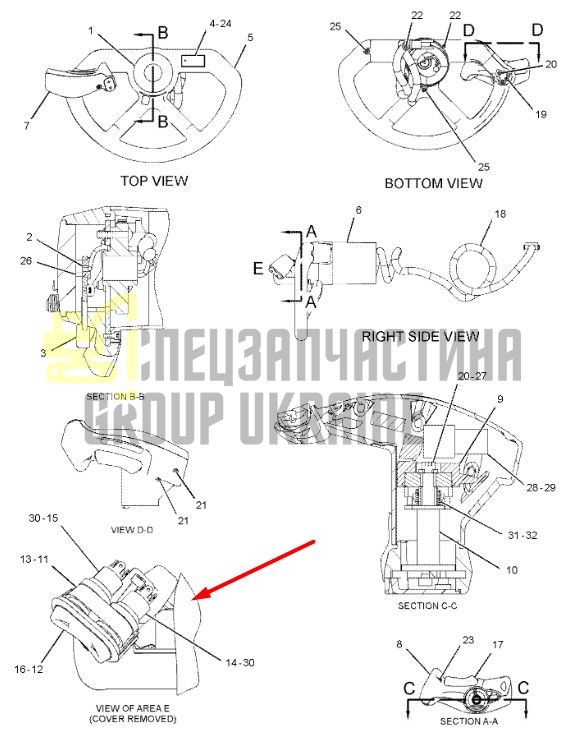 177-7582 Переключатель Caterpillar 966