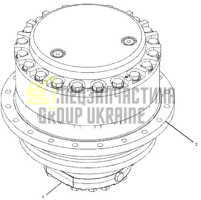 227-6045 Редуктор хода бортовая CAT 345D/349D