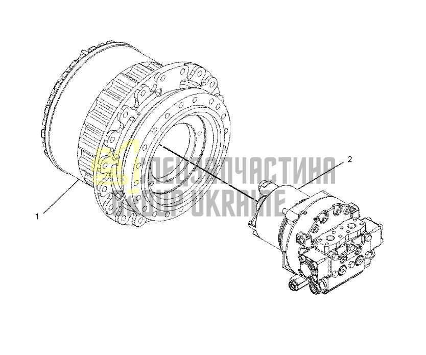 227-6115 Редуктор хода Caterpillar CAT 325