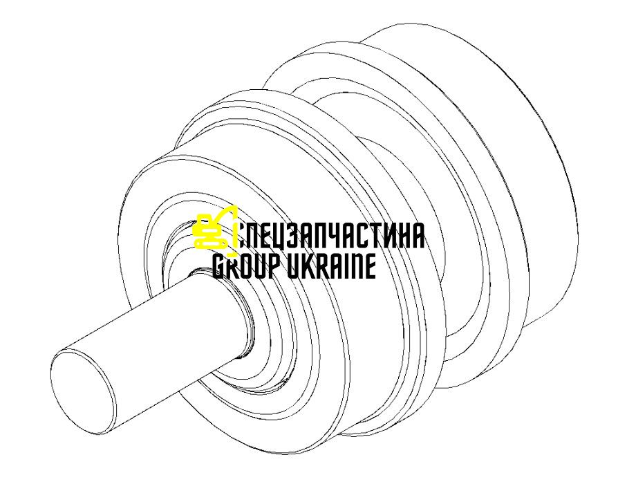 235-5974 (6Y-1781, 2355974, 6Y1781) Каток поддерживающий Caterpillar D6