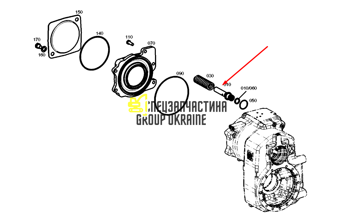 238-4672 (4143201021) Поршень привода Caterpillar, ZF