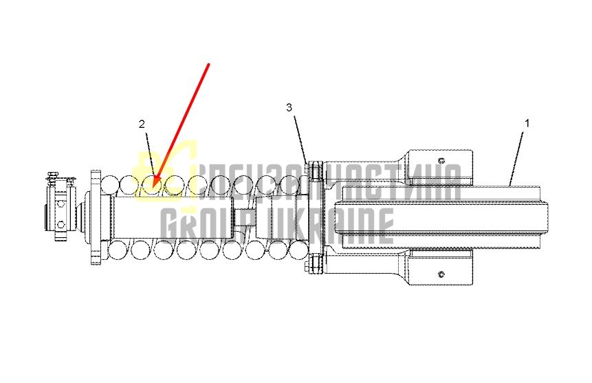 Caterpillar 2394355 Натяжитель гусеницы для 322C