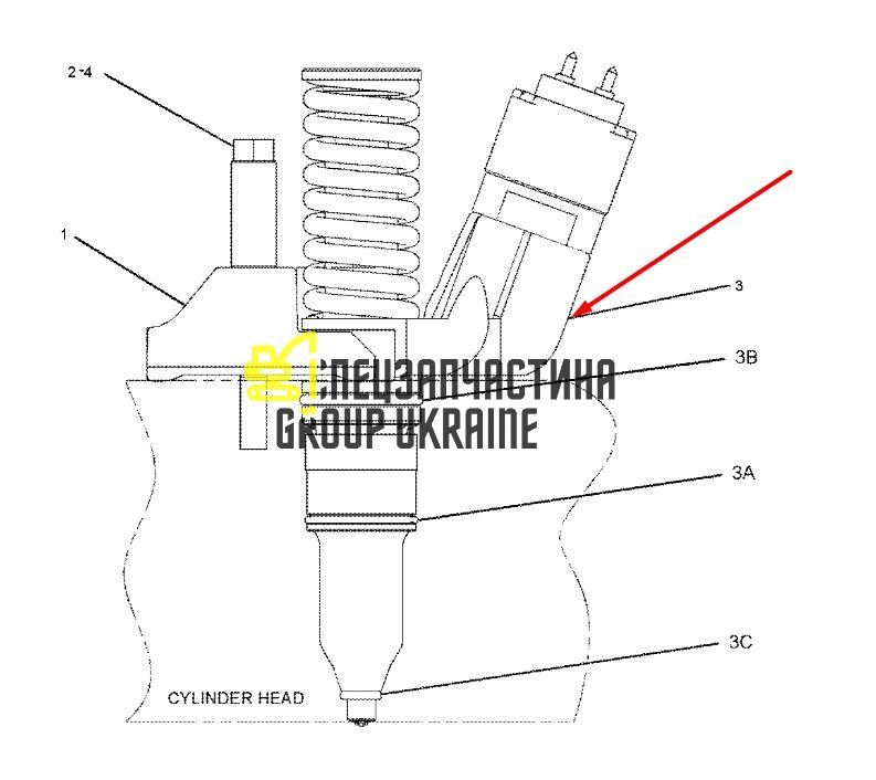 253-0616 Форсунка для двигунів Caterpillar C15, C18