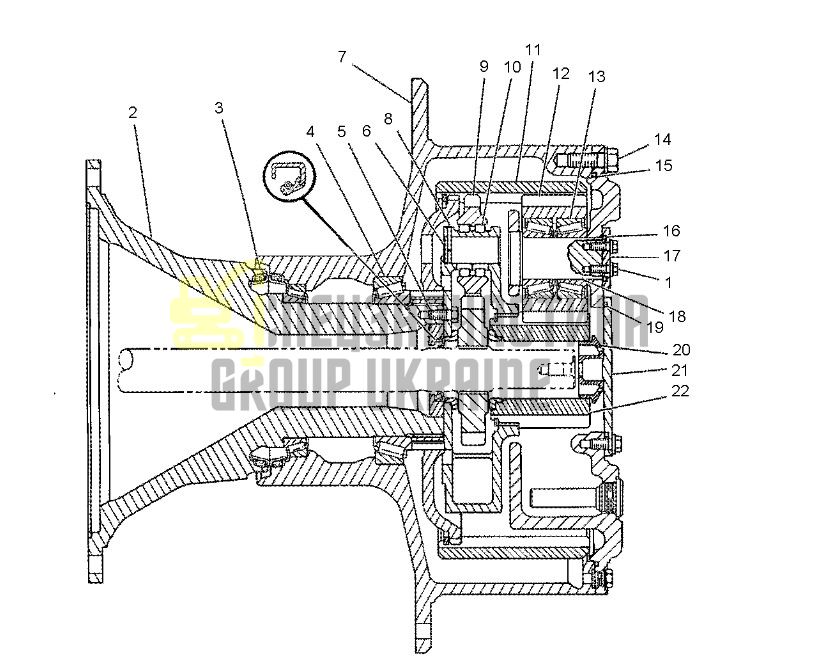 2694739 Манжетное уплотнение Caterpillar D6, D7, D8