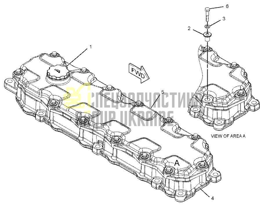 2720388 Прокладка клапанной крышки Caterpillar C7