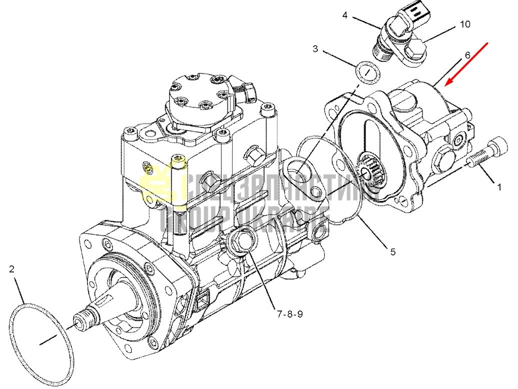 Caterpillar 2923751 Топливоперекачивающий насос 320D