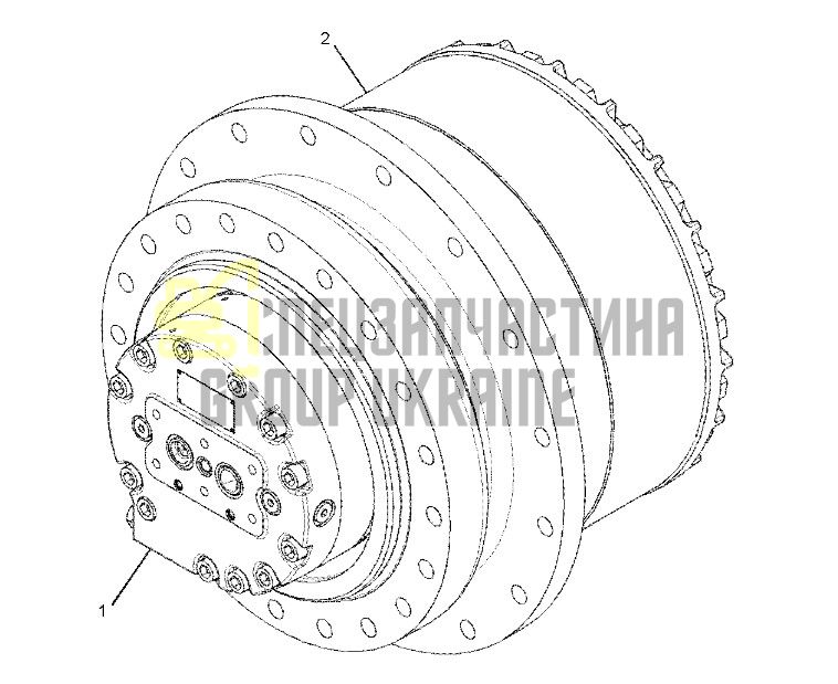 296-6218 Редуктор хода бортовая CAT 330