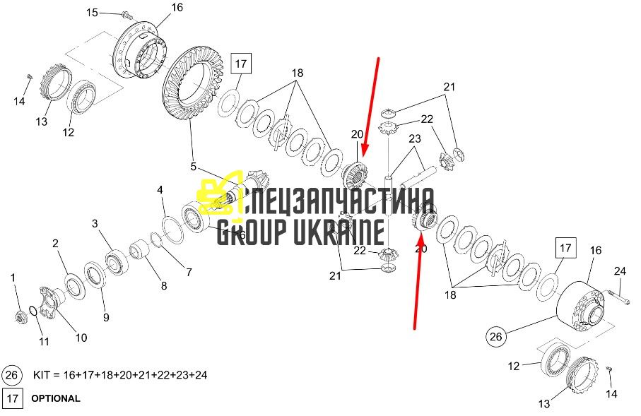 2990982 Зубчатый венец Caterpillar TH83