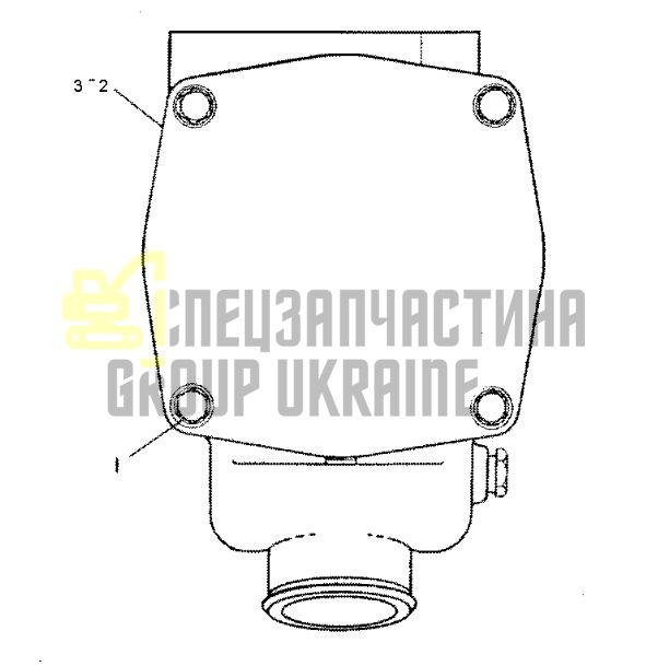 2W-8001 Помпа водяная насос охлаждения CAT 966F/D7H