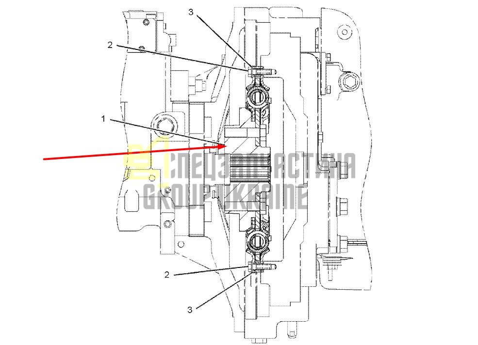 Купить Caterpillar 310-9497 Диск демпферный гидронасоса для 336E, 345D, 349E