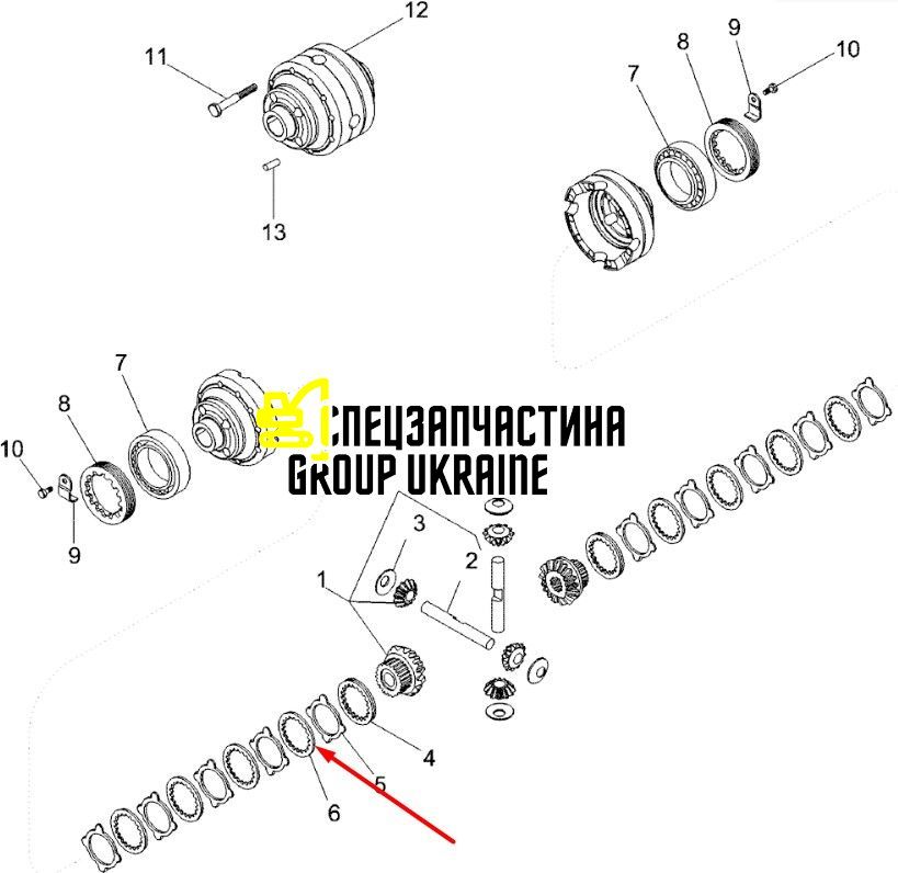 3207346 (113879, K261647, 85812304, 51335920, 502512, 81881200, 83936934, 501965) Фрикционный диск Caterpillar, Carraro