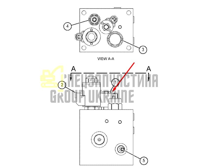 Caterpillar 3338242 Электромагнитный клапан, соленоид 24V