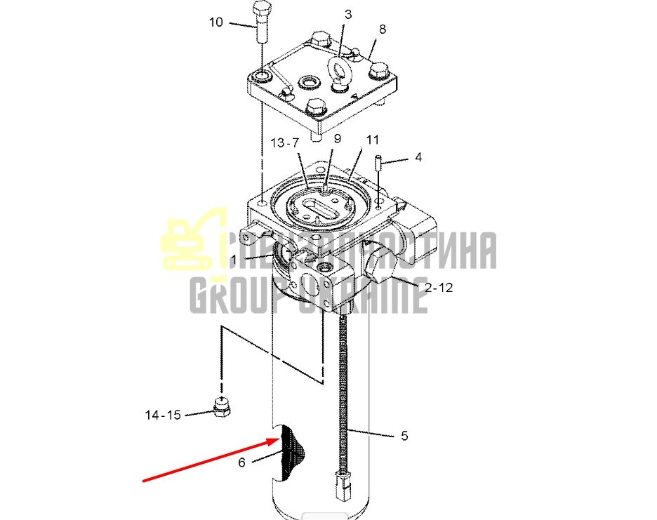 Купить Caterpillar 344-0004, 3440004 Масляный фильтр для 3516