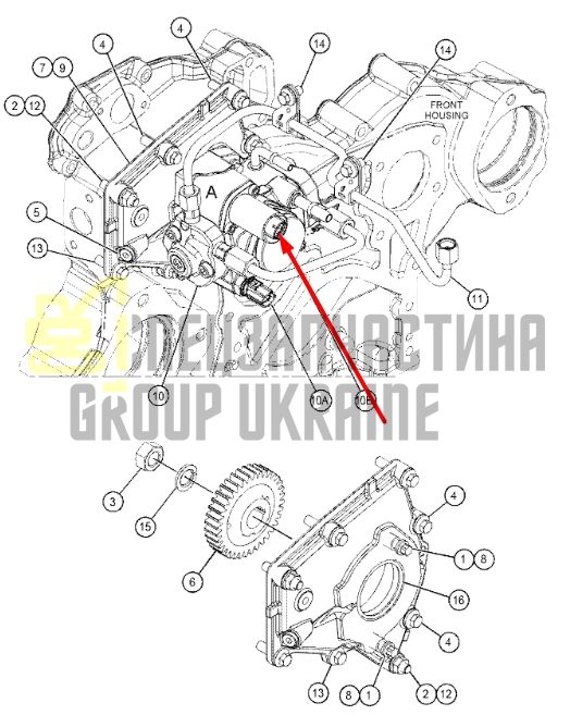 Caterpillar 3582583 Клапан керування всмоктуванням (HP3) (12 В)