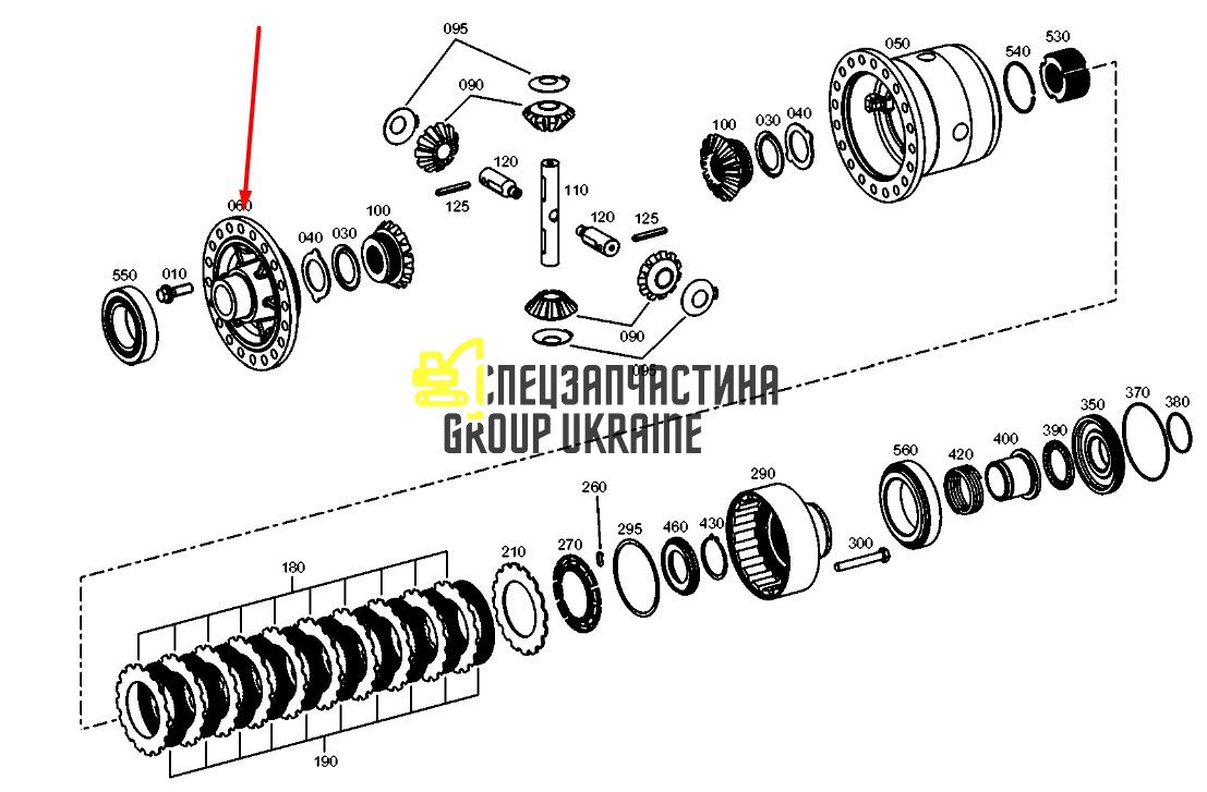 364-4387 (84330534, 4481316056) Крышка корпуса дифференциала Caterpillar 938