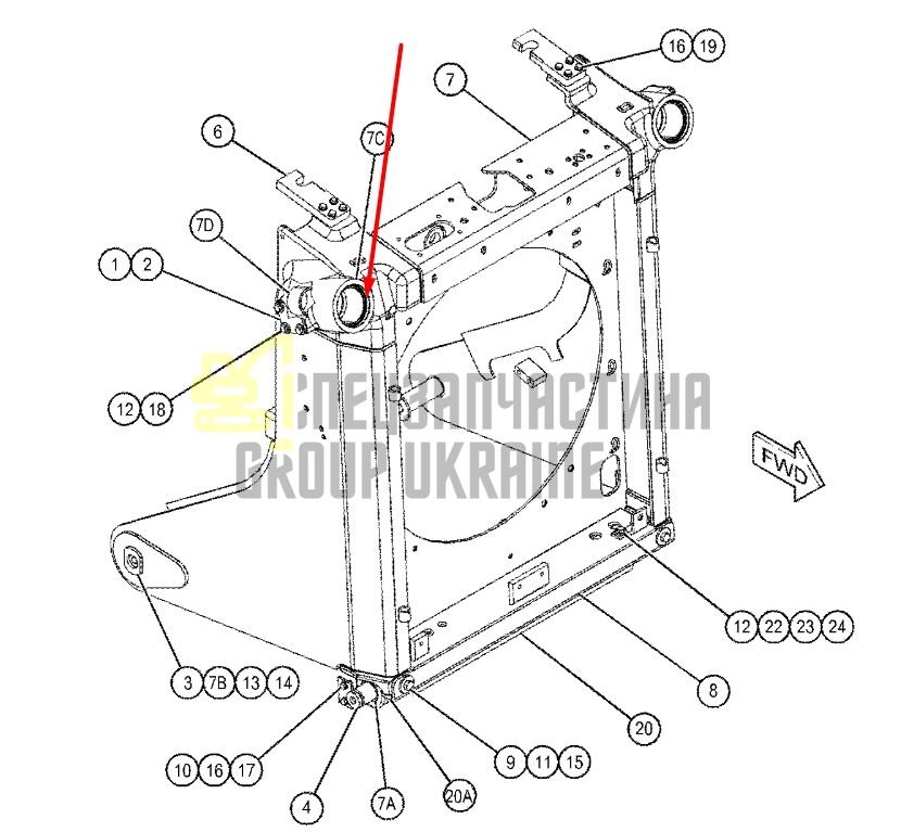Купить Caterpillar 3G-6372 Подшипник скольжения (втулка) для D6