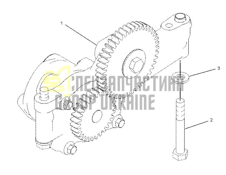 496-4800 Насос масляный CAT 325D/962G