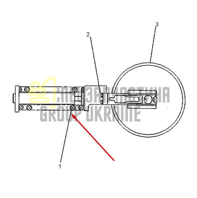 Caterpillar 4I7342 Натяжитель гусеницы для 311B, 312B, 313B