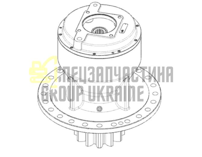 536-7288 Редуктор поворота башни CAT