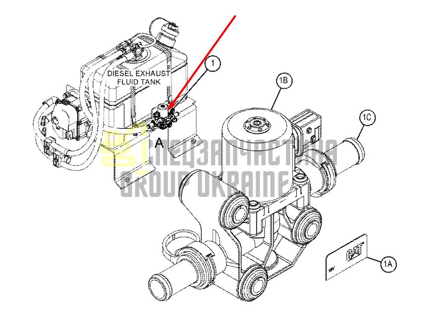 Caterpillar 5268387 Электромагнитный клапан в сборе 12V