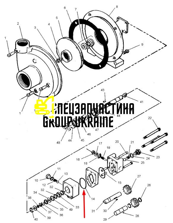 5K-0216 Кільце ущільнювача Caterpillar D6