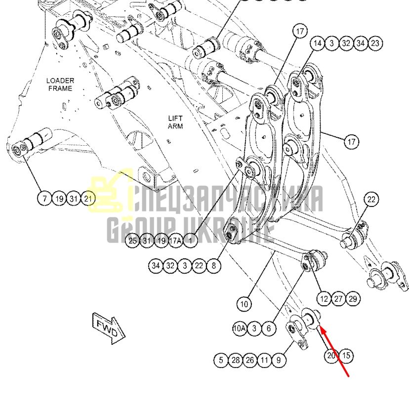 Купить Caterpillar 5P-2671 Манжетное уплотнение для D6R
