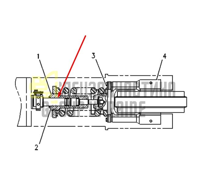 Caterpillar 6I6539 Натяжитель гусеницы для 320