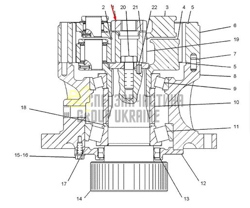 7I7627 Солнечная шестерня Caterpillar 318