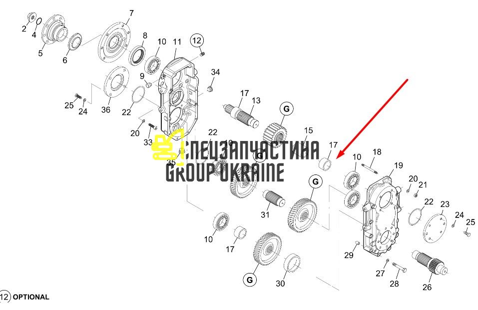 7T1607 Проставка Caterpillar TH83