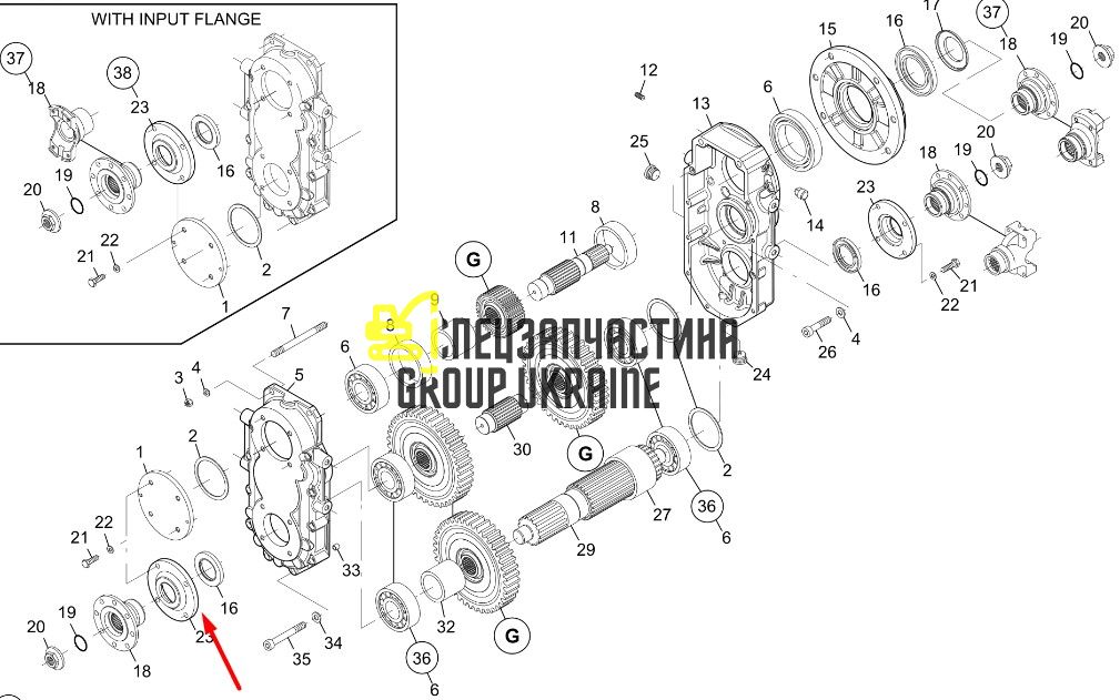 7T3436 (722.14.006.01) Крышка Caterpillar TH83