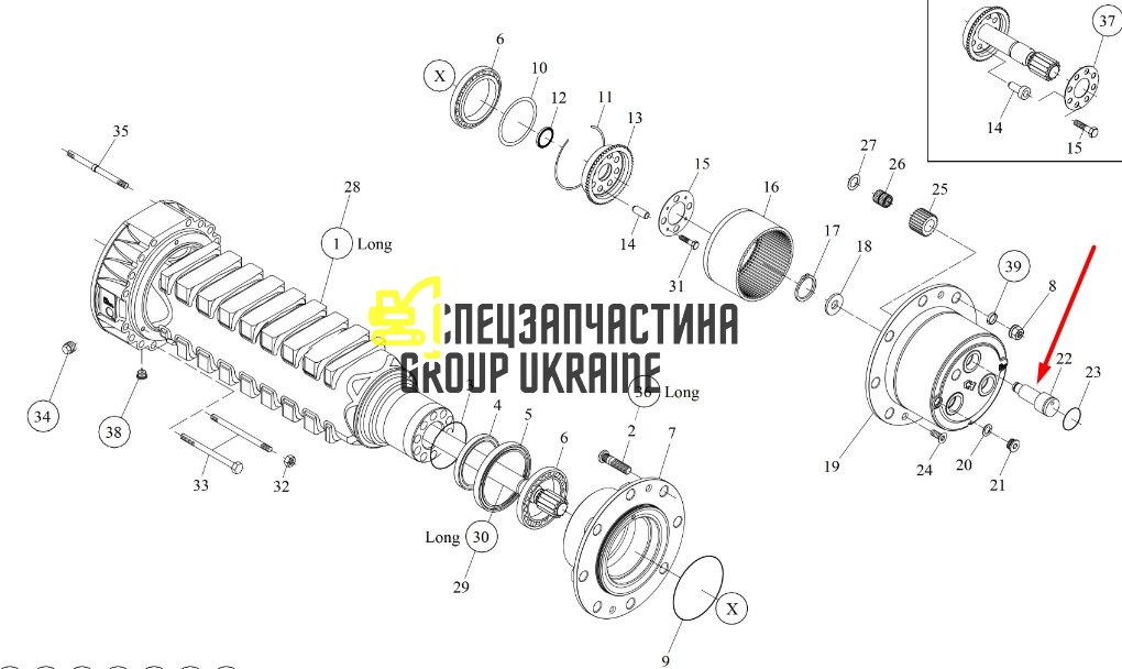 8I4313 Контактный штифт Caterpillar TH83