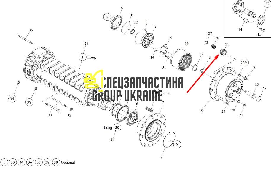 8I4315 Шестерня сателіту Caterpillar TH83