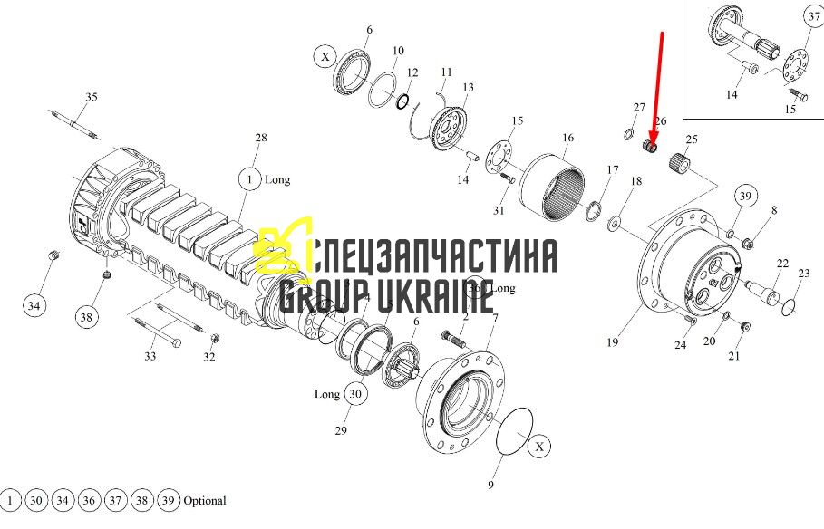 8I4316 Иголочный подшипник Caterpillar TH83