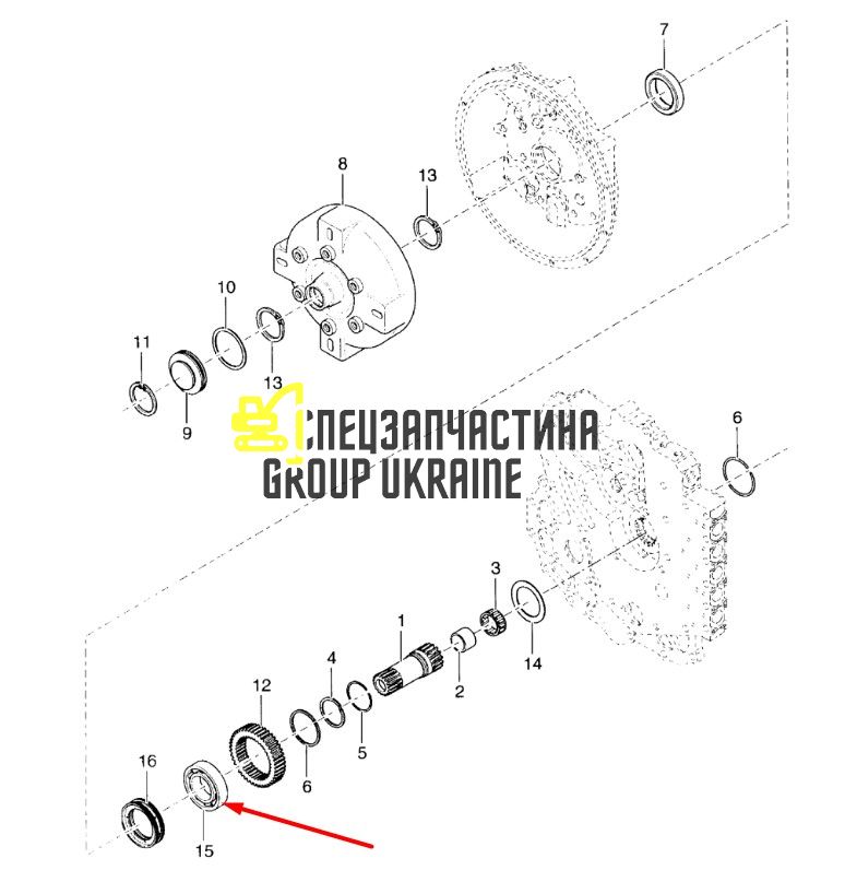 8I4407 Подшипник Caterpillar TH83