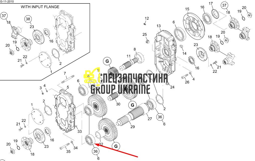 8I4432 Роликовый подшипник Caterpillar TH83