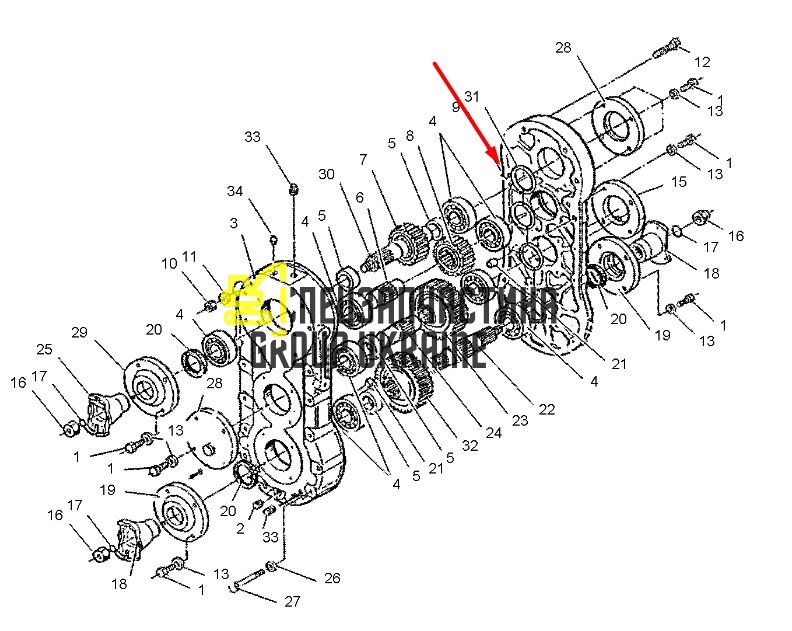 8I4437 Крышка Caterpillar TH83