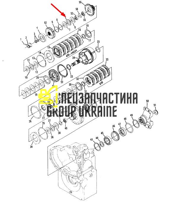 8I-4480 Подшипник КПП Caterpillar TH83