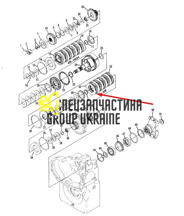 8I-4484 Диск фрикционный КПП Caterpillar TH83