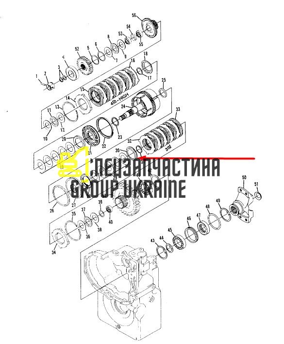 8I-4486 Кольцо фиксатора КПП Caterpillar TH83