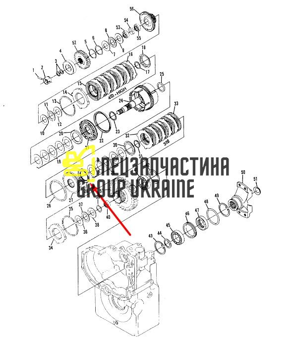 8I-4488 Износная пластина КПП Caterpillar TH83